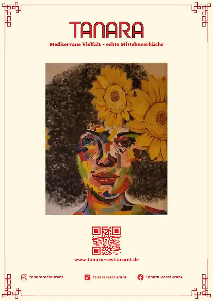 Speisekarte Tanara Design 1